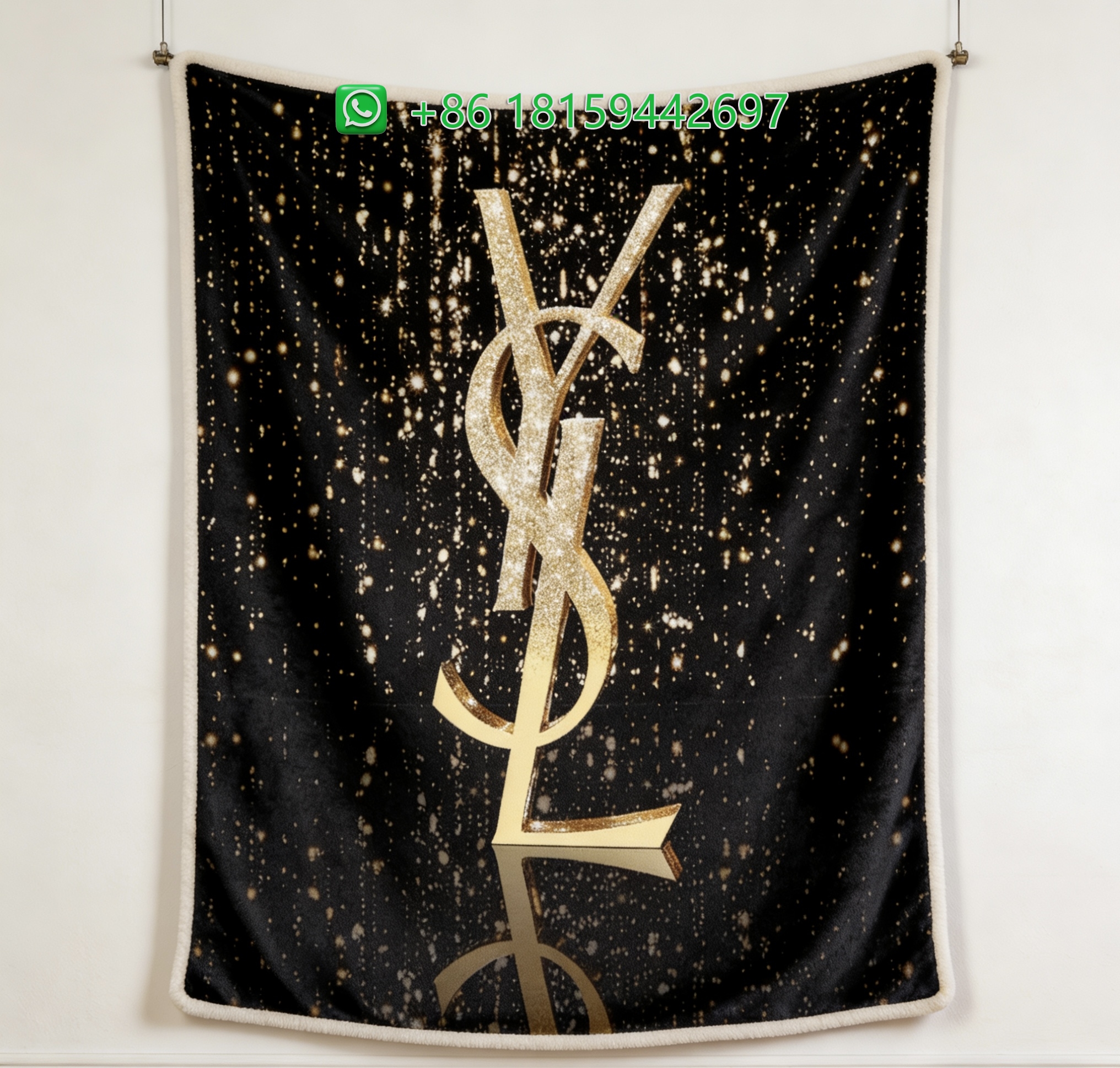 Yves Saint Laurent Throw Blankets
